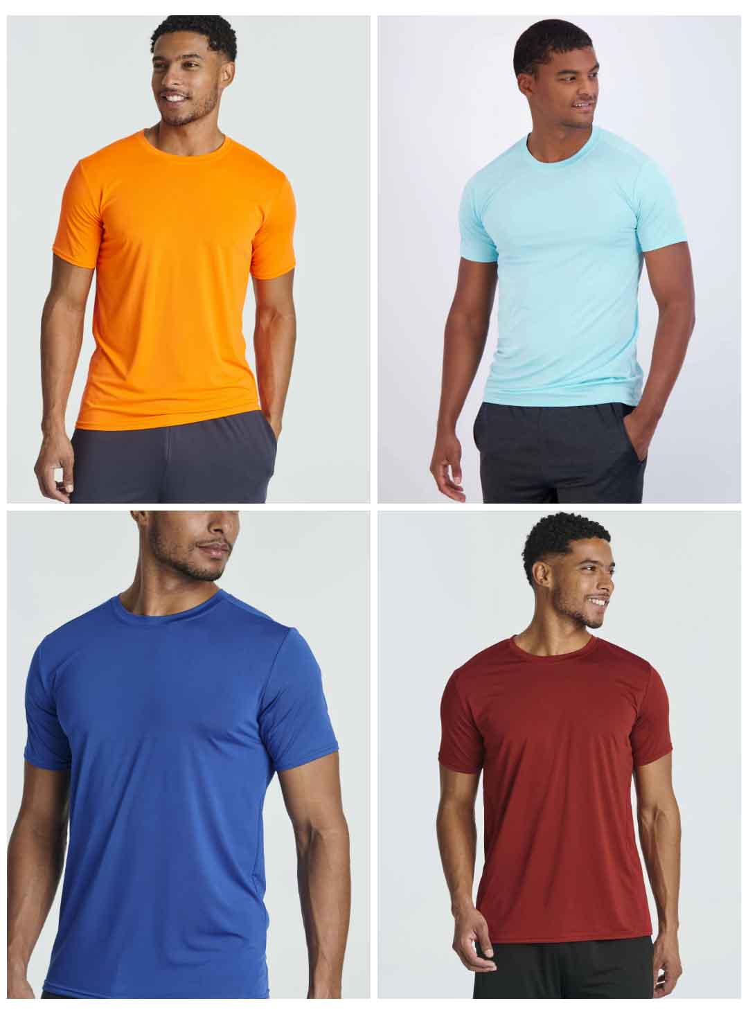 Mens Dry-Fit T-Shirt Mixed Colors