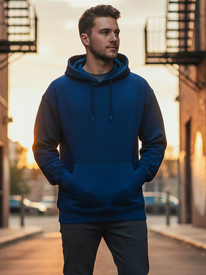 Mens Oversize Fit Hooded Sweatshirt