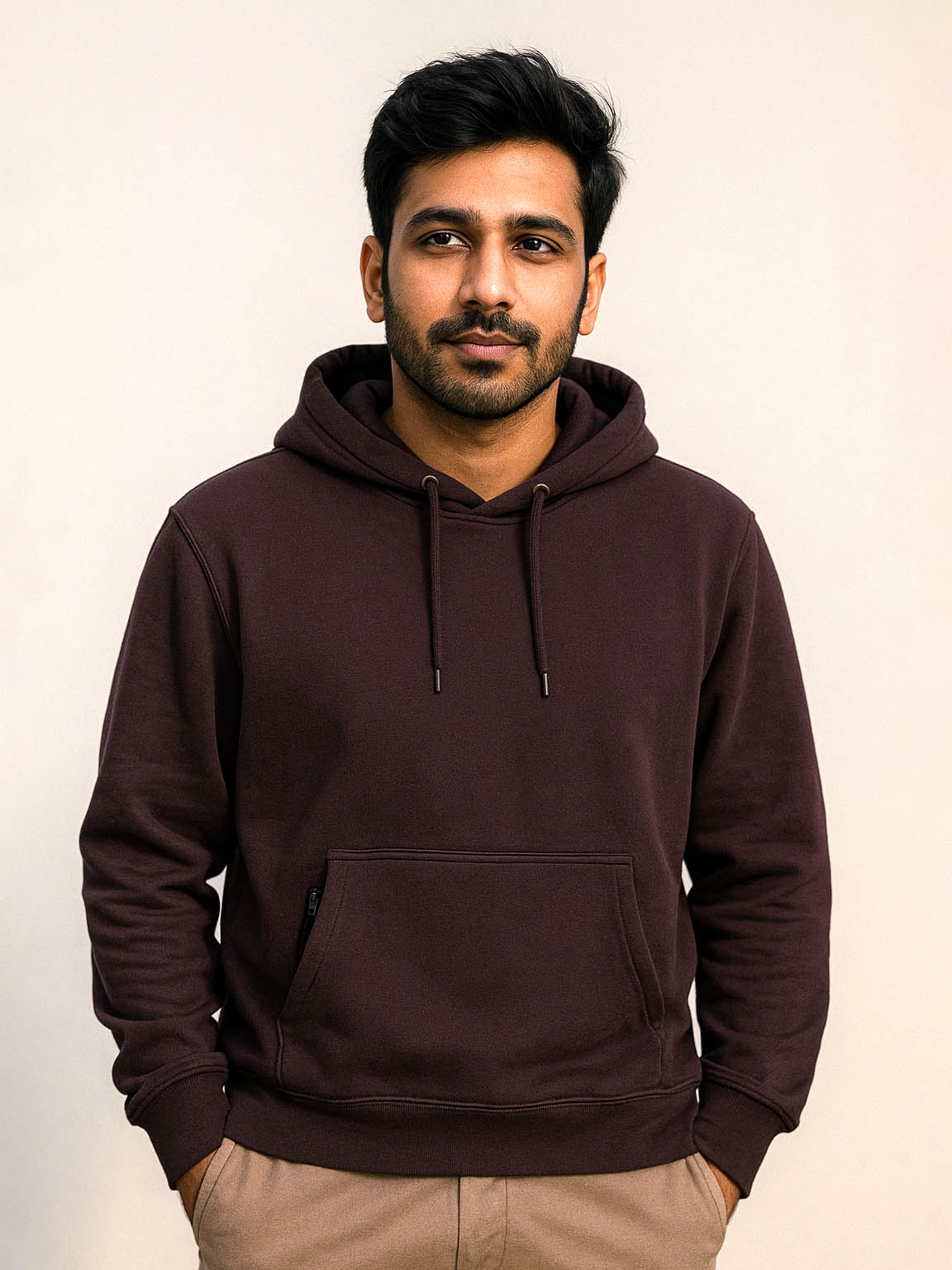 Mens Oversize Fit Hooded Sweatshirt