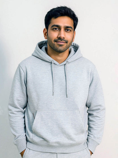 Mens Oversize Fit Hooded Sweatshirt