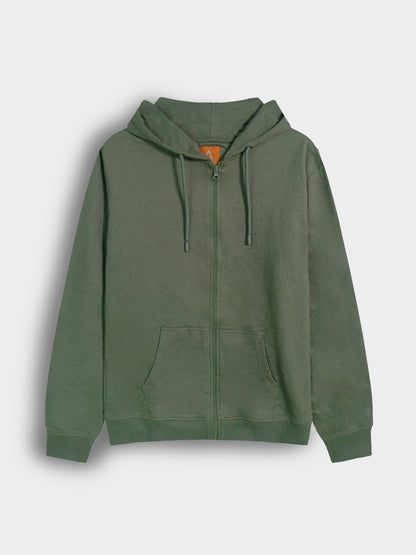 Mens Hooded Full Zipper Sweatshirt Mixed