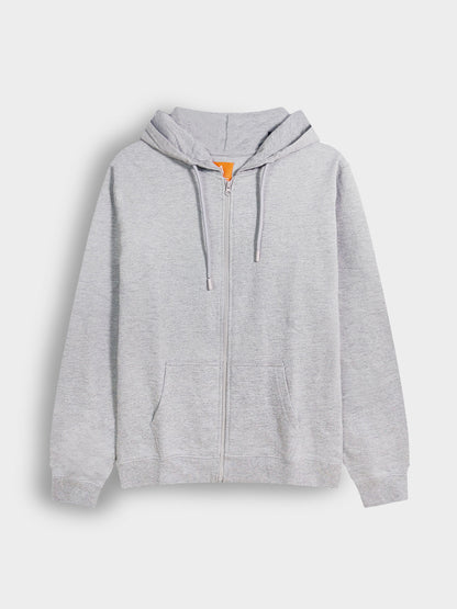 Mens Hooded Full Zipper Sweatshirt Mixed