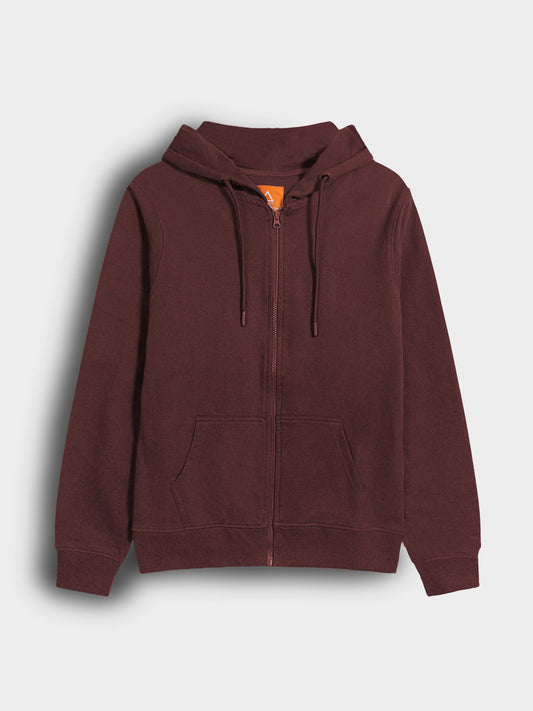 Mens Hooded Full Zipper Sweatshirt
