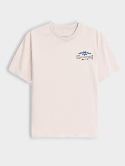 Mens Printed Beige T-Shirt