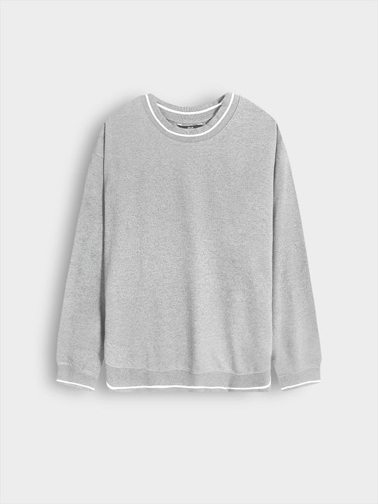 Mens Pullover Grey Sweatshirt