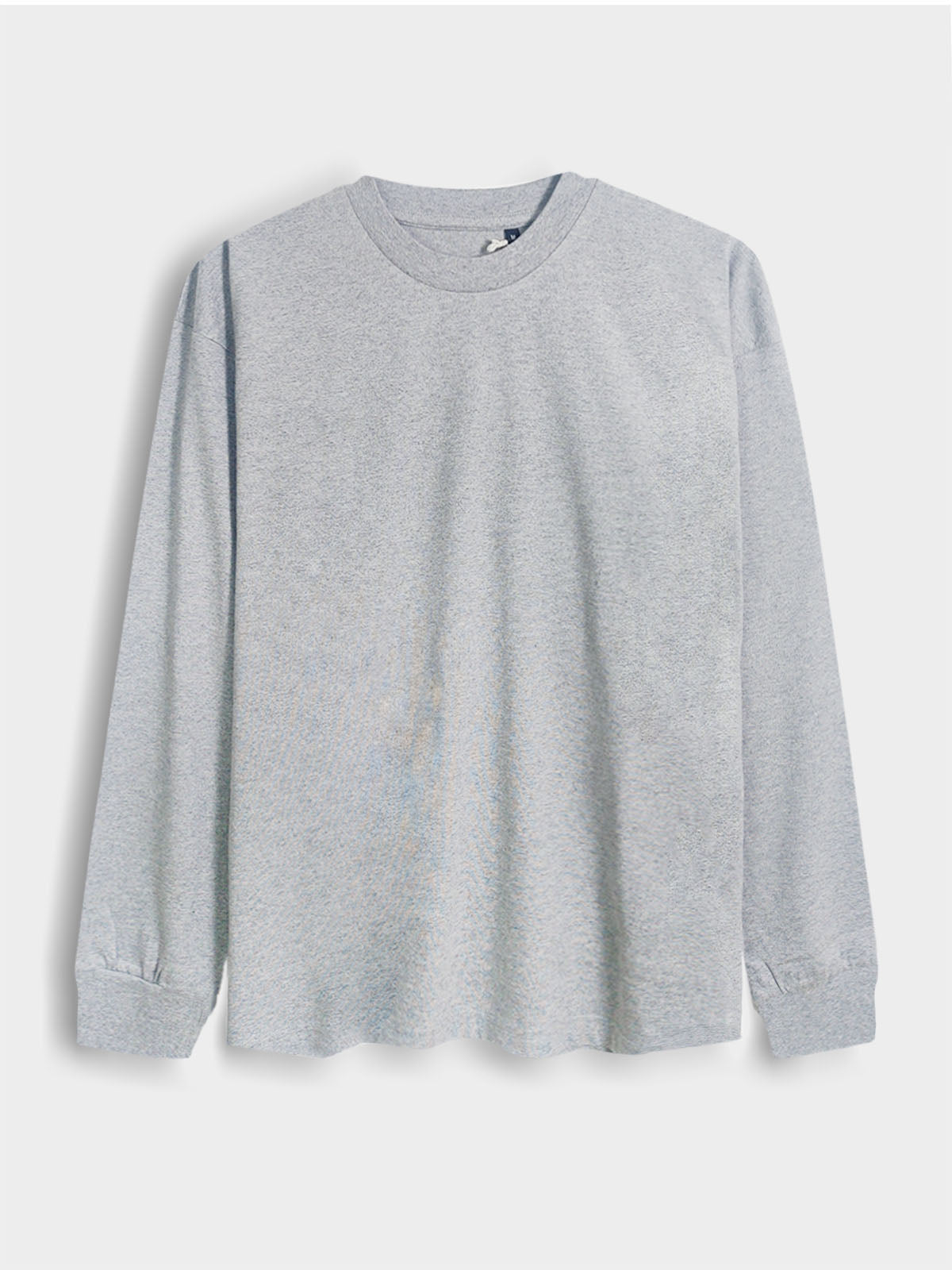 Mens Long Sleeve Grey Winter T-Shirt