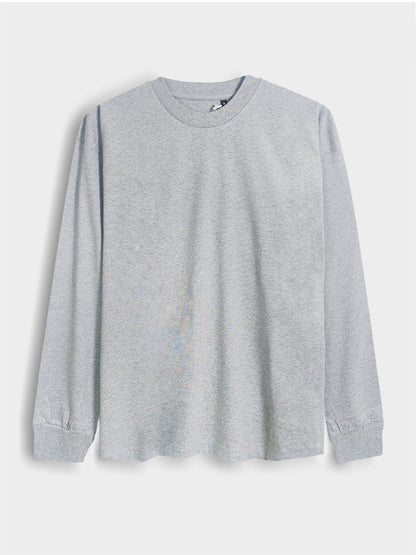 Mens Long Sleeve Grey Winter T-Shirt