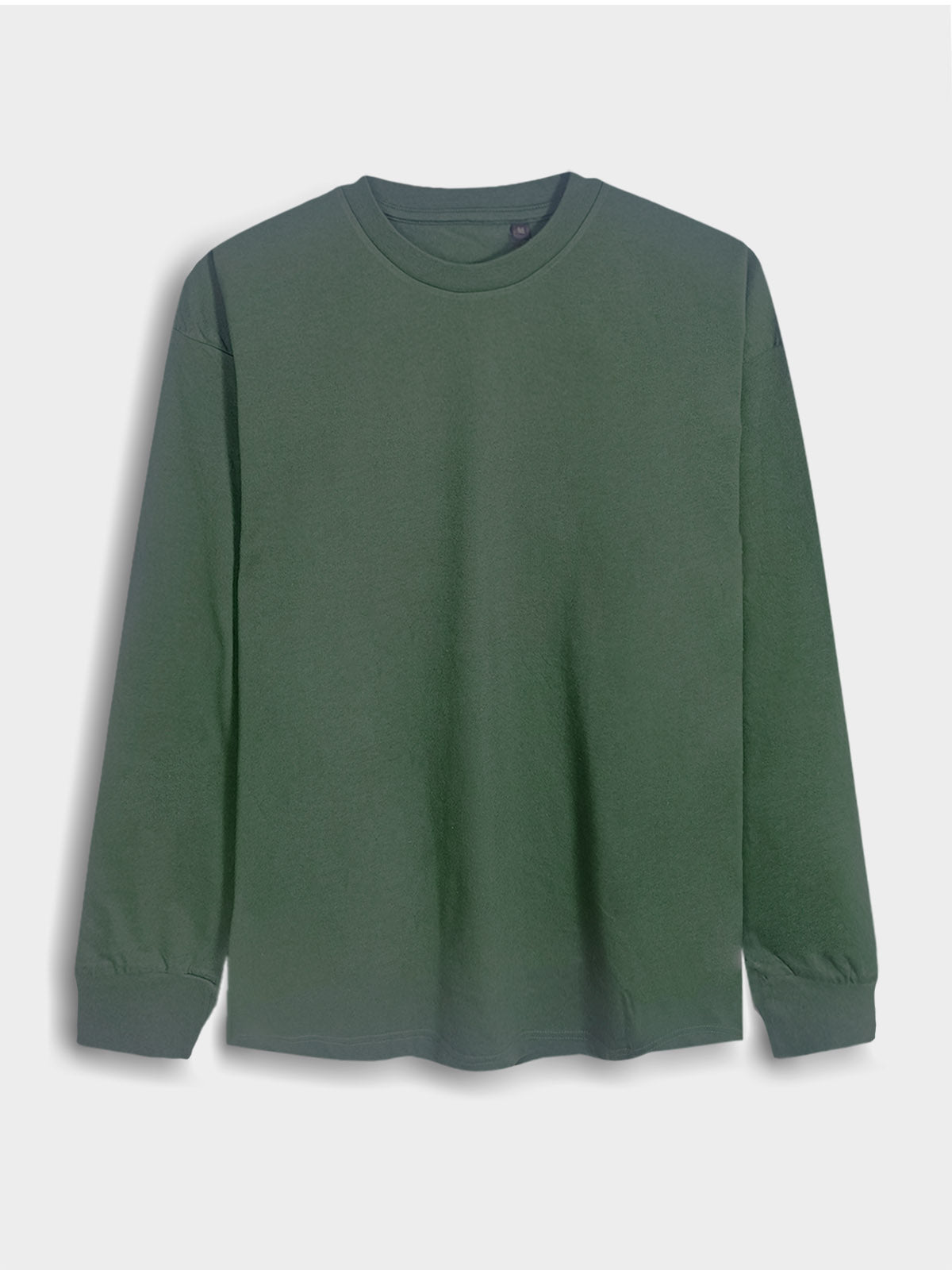 Mens Long Sleeve Green Winter T-Shirt
