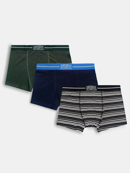 Mens 3 Pack Stretch Boxers Mixed