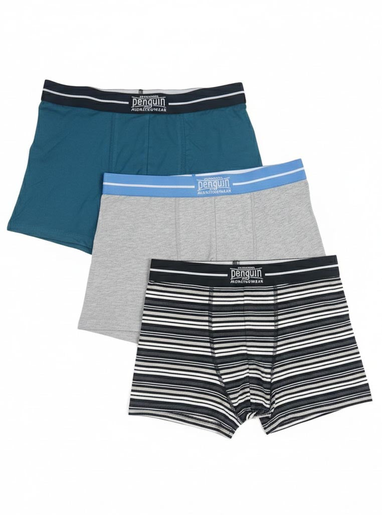 Mens 3 Pack Stretch Boxers Mixed