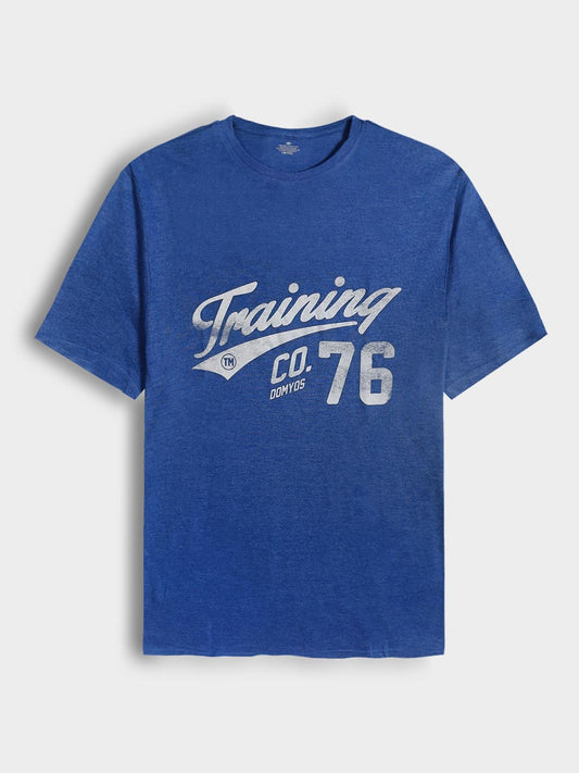 Mens Printed Blue T-Shirt