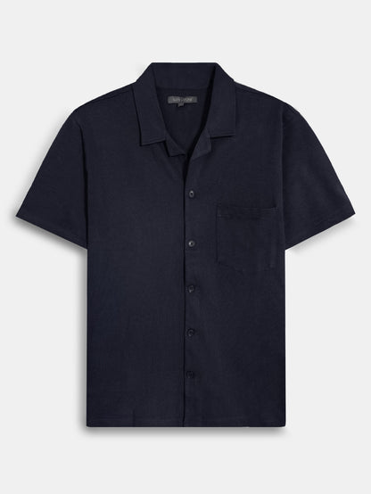 Mens Knit Black Shirt