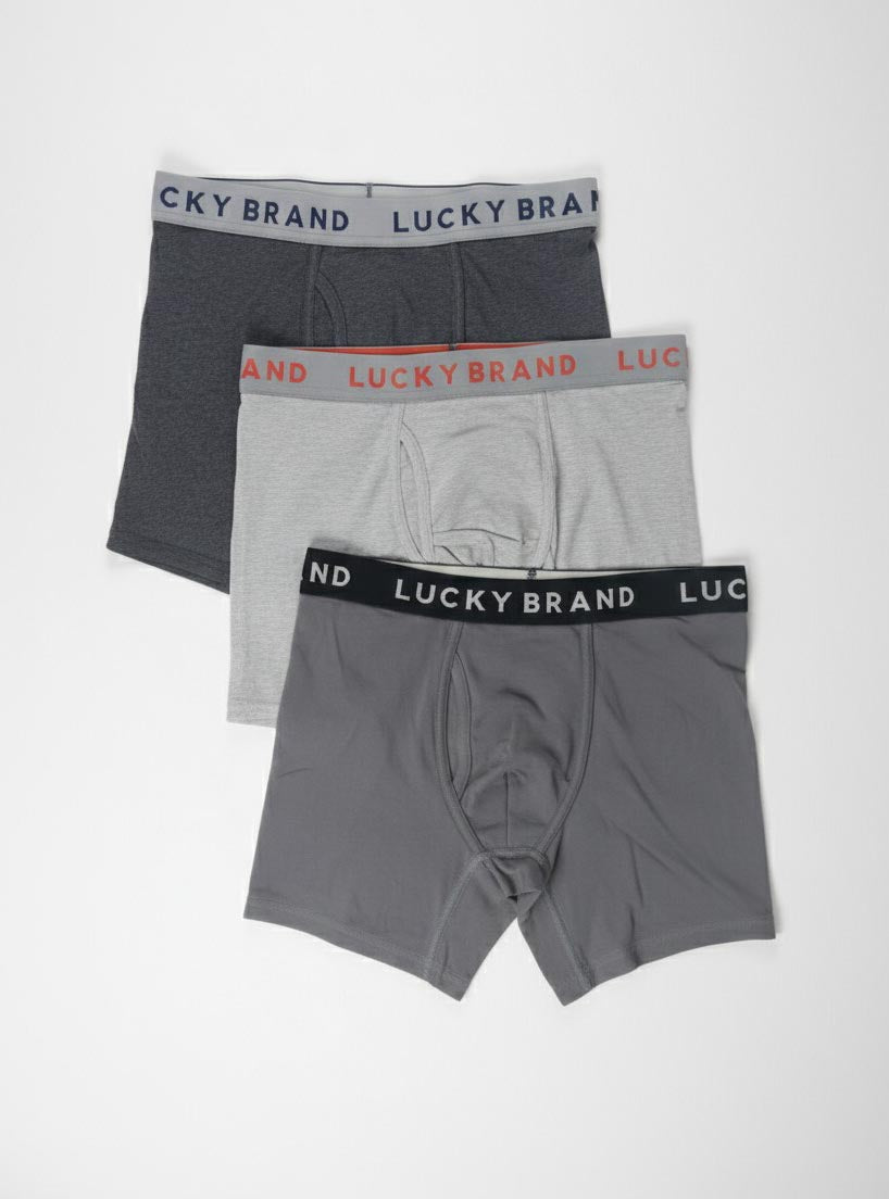 Mens 3 Pack Stretch Boxers Mixed