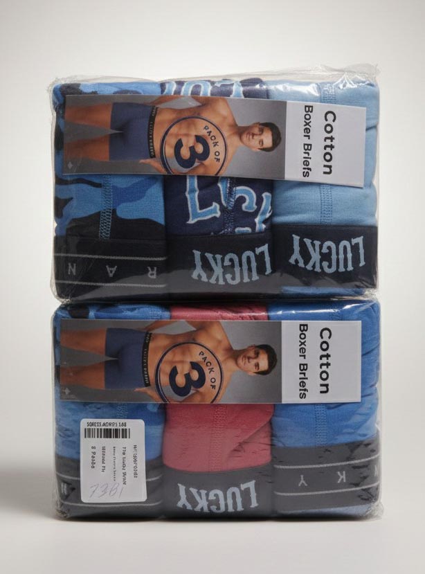 Mens 3 Pack Stretch Boxers Mixed