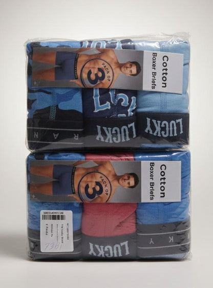 Mens 3 Pack Stretch Boxers Mixed