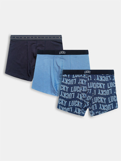 Mens 3 Pack Stretch Boxers Mixed