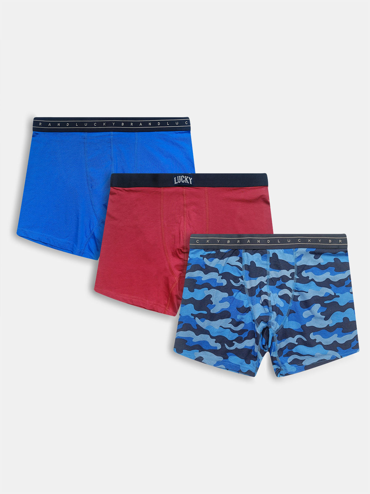 Mens 3 Pack Stretch Boxers Mixed