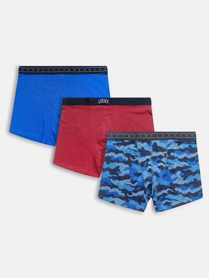 Mens 3 Pack Stretch Boxers Mixed