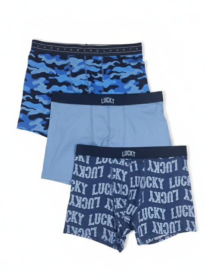 Mens 3 Pack Stretch Boxers Mixed