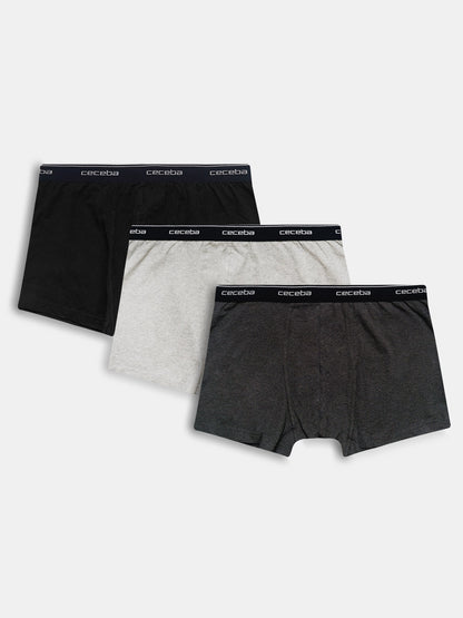 Mens 3 Pack Stretch Boxers Mixed