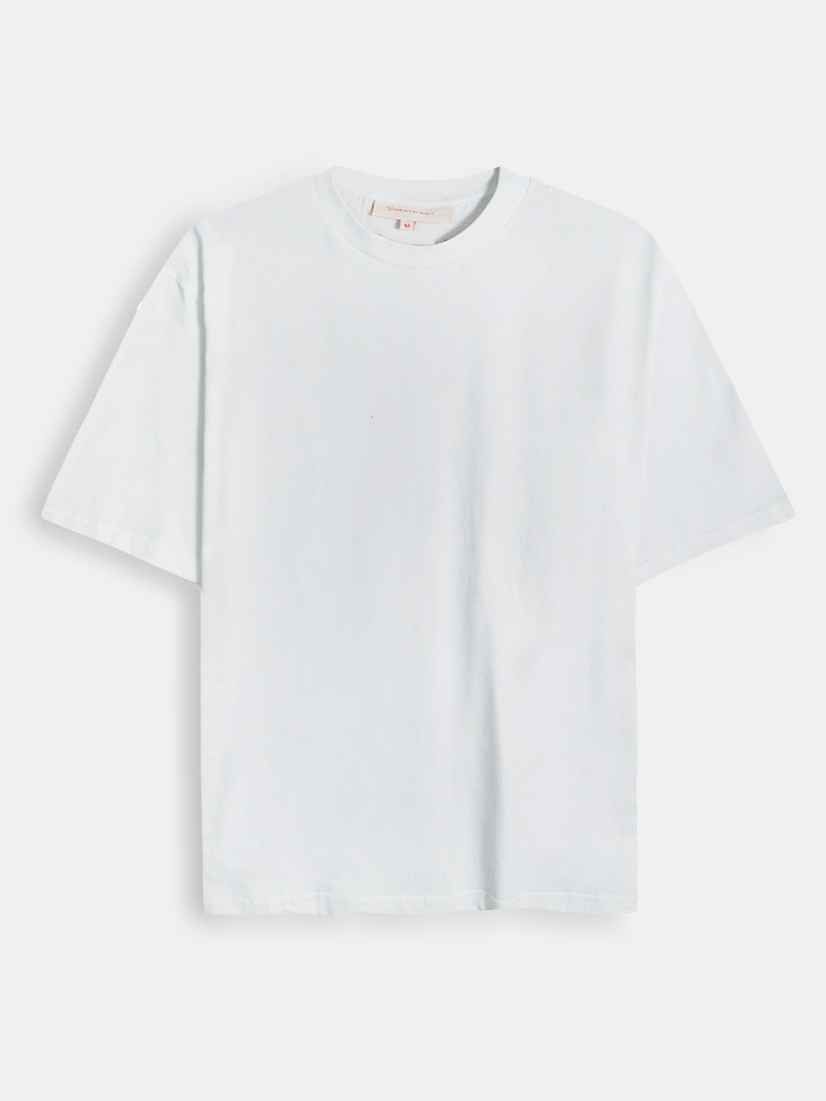 Mens Printed Oversize Fit White T-Shirt