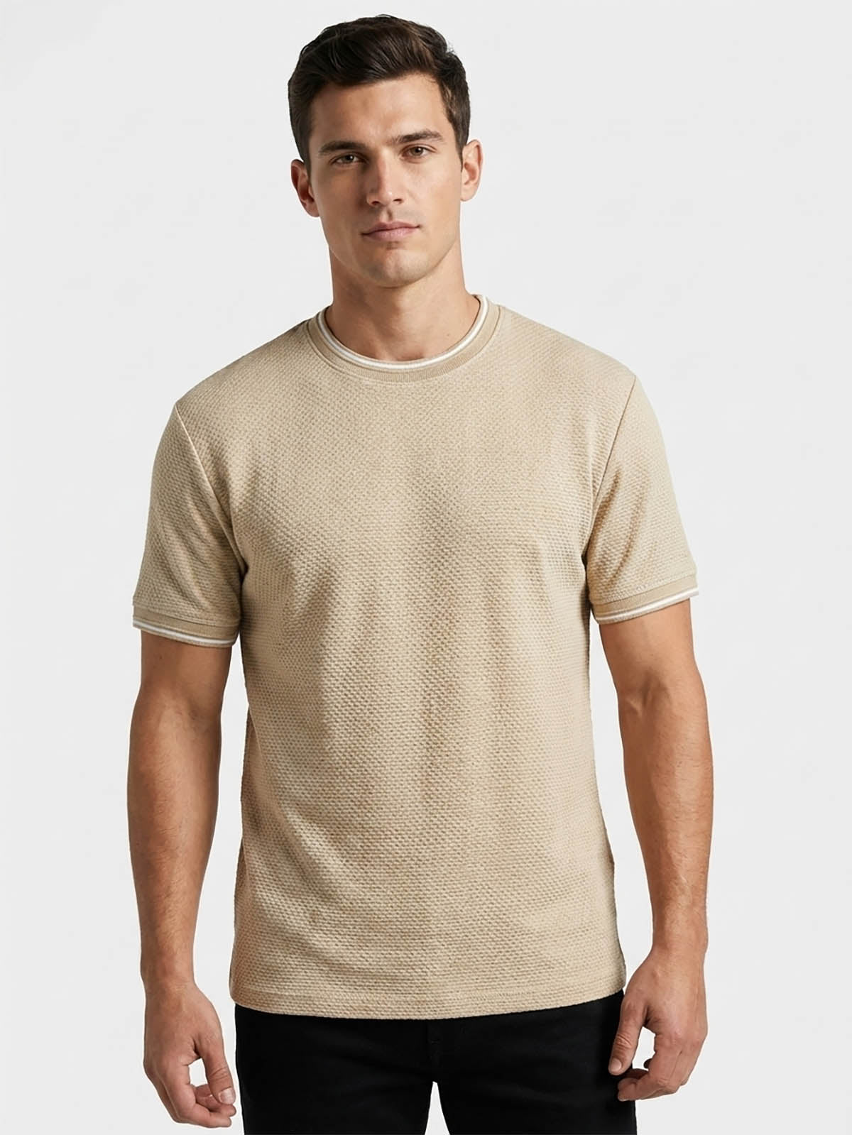 Mens Textured T-Shirt