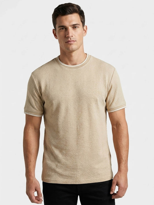 Mens Textured T-Shirt