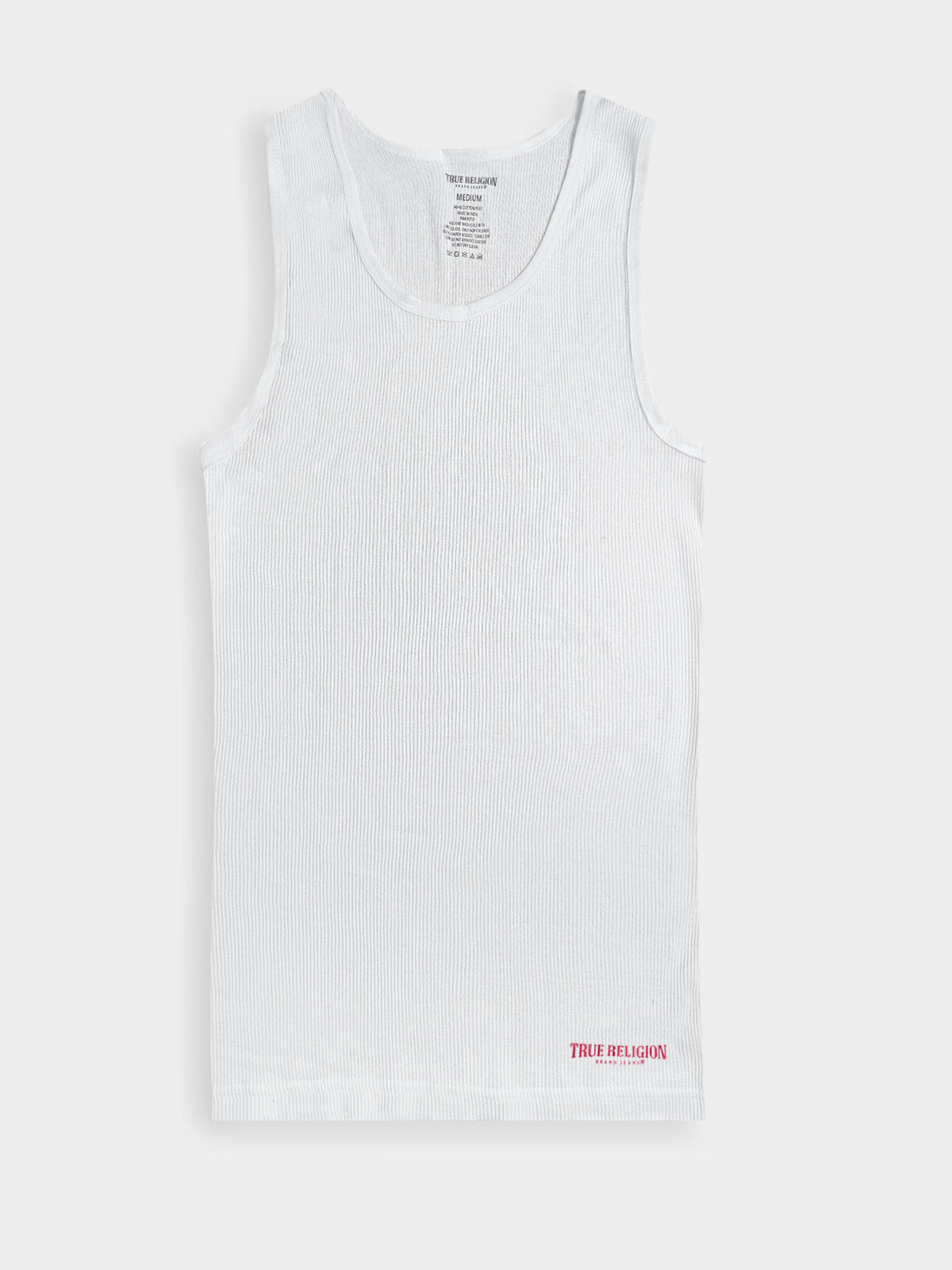 Mens 5pc Pack White Tank Tops