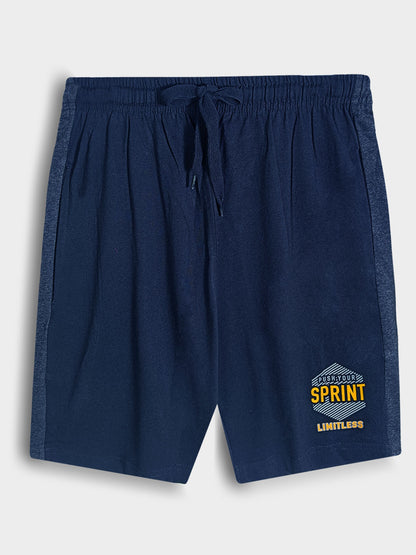 Mens Summer Panel Shorts Navy