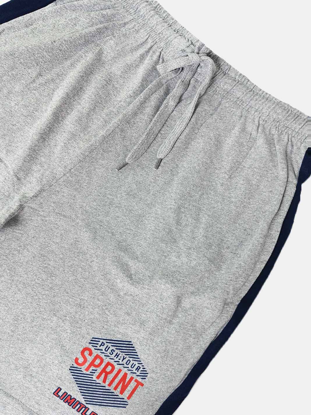Mens Summer Panel Shorts Grey