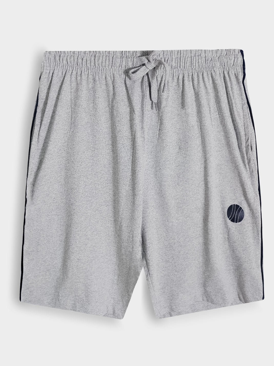 Mens Summer Piping Shorts Grey