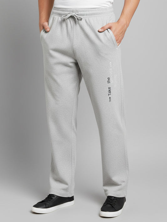 Mens Printed Summer Track Pant Grey