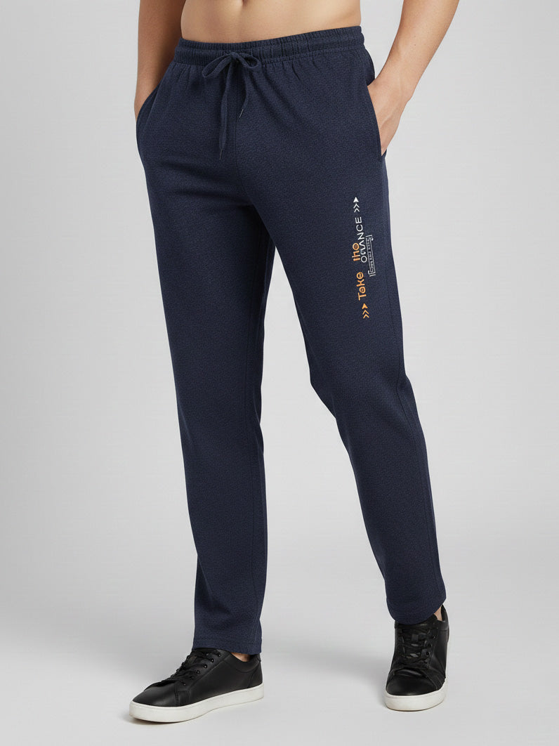 Mens Printed Summer Track Pant Denim