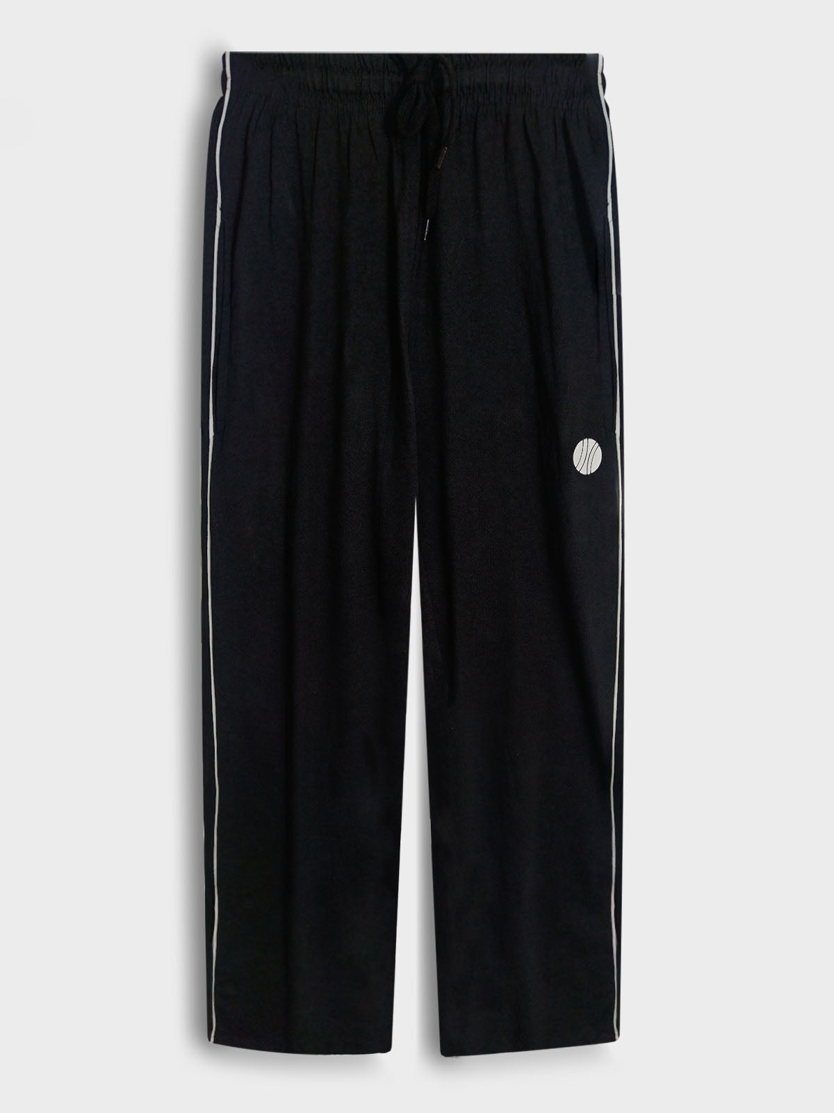 Mens Black Summer Track Pant