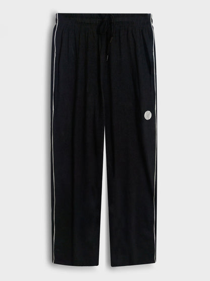 Mens Black Summer Track Pant