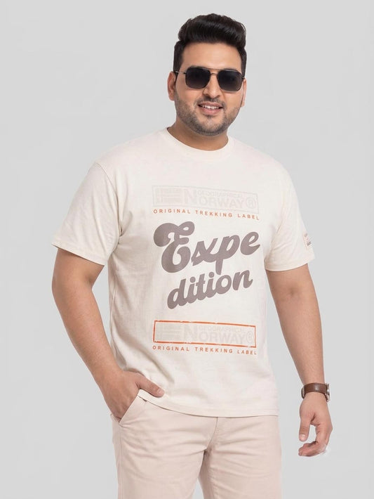 Mens Printed Plus Size T-Shirt