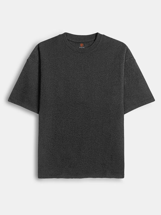 Mens Oversized Fit Charcoal T-Shirt