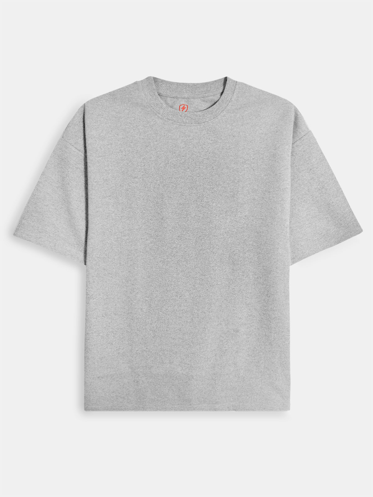Mens French Terry Oversize Grey T-Shirt
