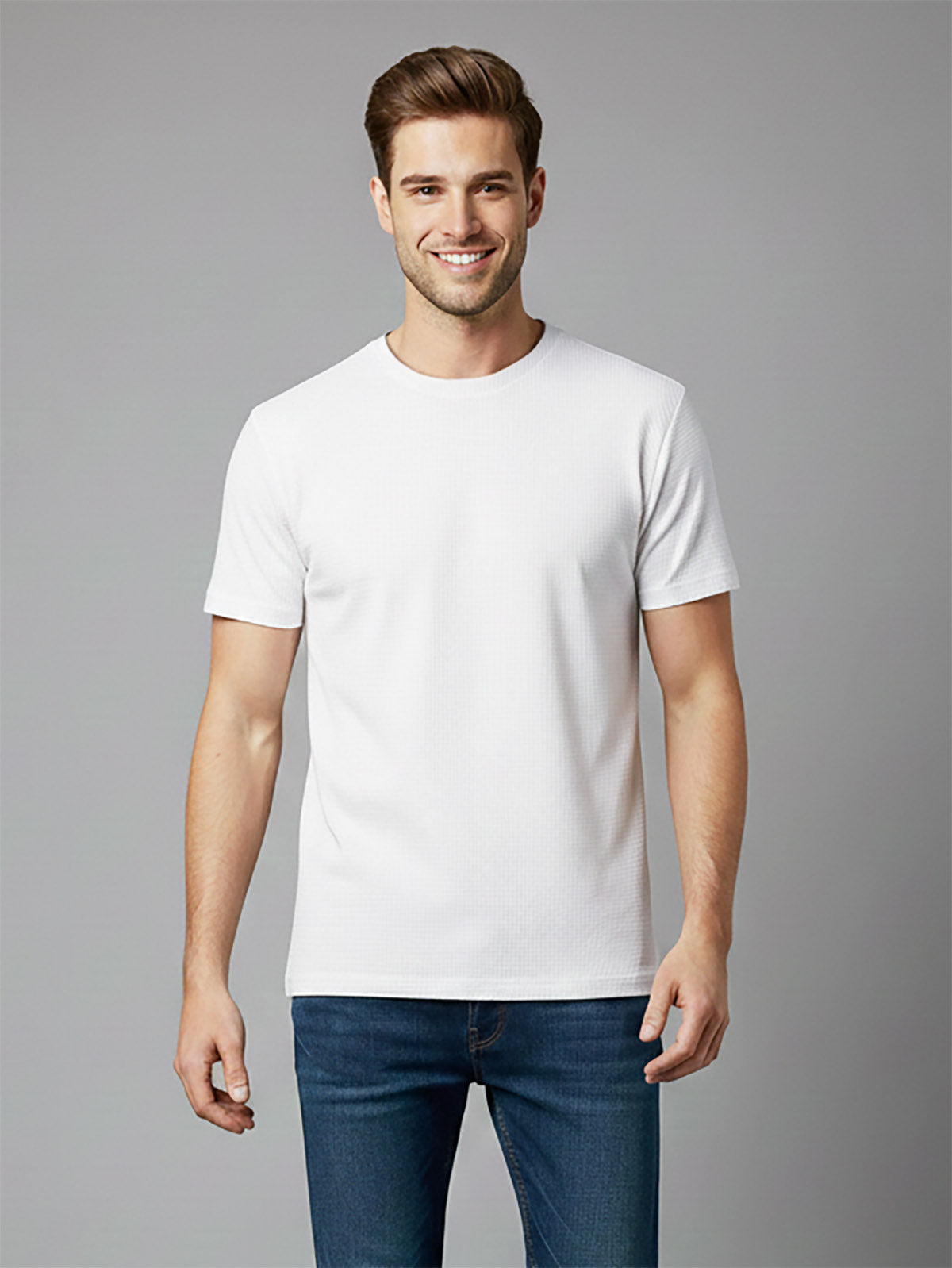 Mens Textured T-Shirt