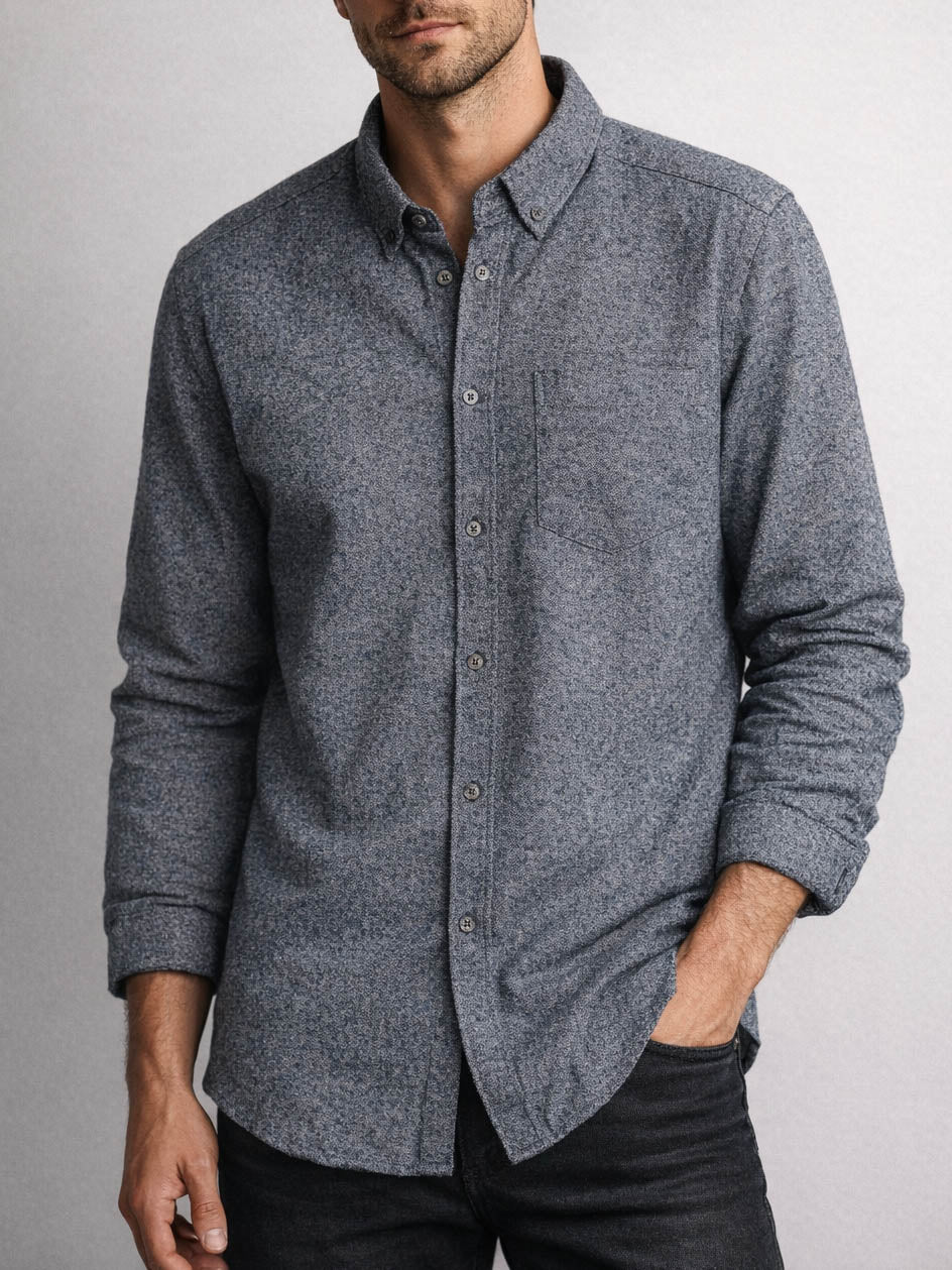Mens Flannel Woven Shirt