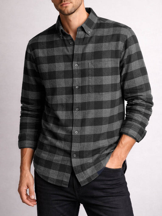 Mens Flannel Woven Shirt