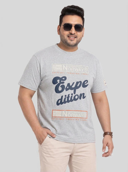 Mens Printed Plus Size T-Shirt