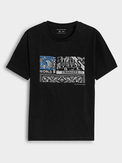 Mens Printed n Embroidery T-Shirt