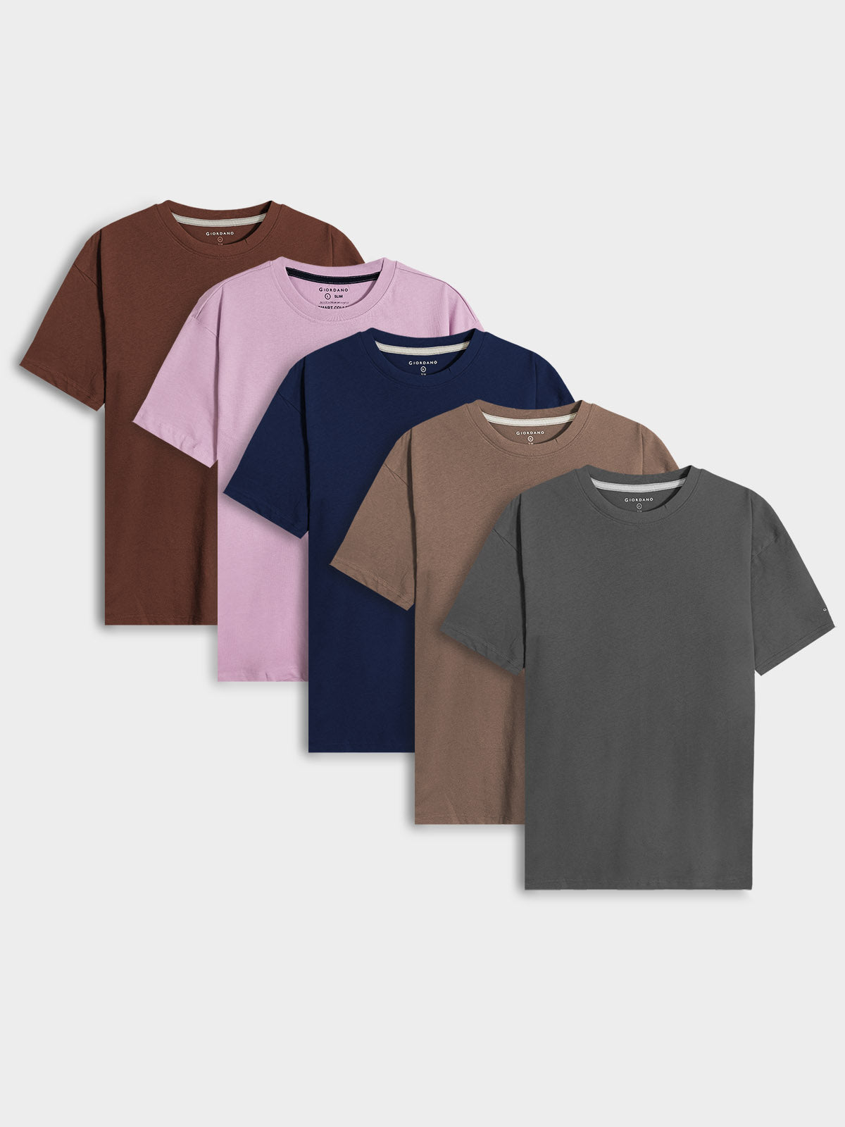 Mens Crew Neck T-Shirts Mixed