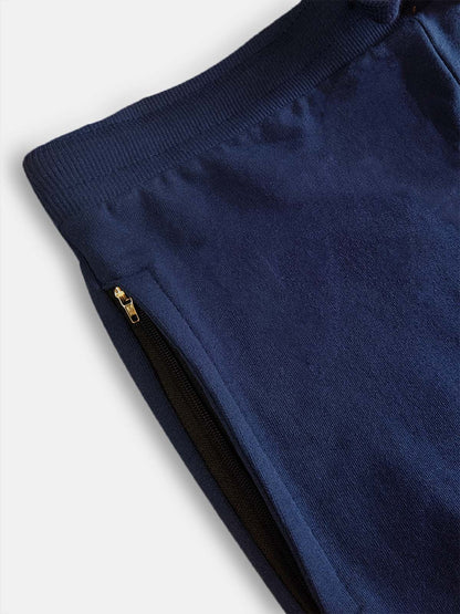 Mens Frech Terry Knit Navy Shorts