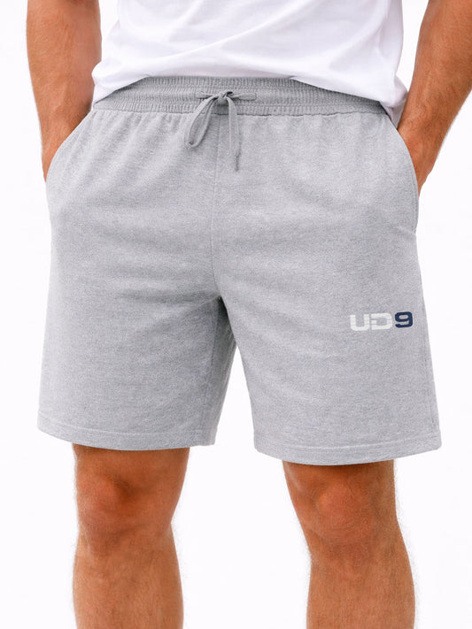 Mens Frech Terry Knit Grey Shorts