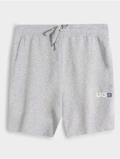 Mens Frech Terry Knit Grey Shorts