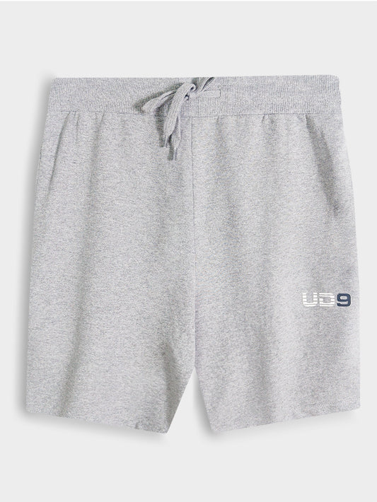 Mens Frech Terry Knit Grey Shorts