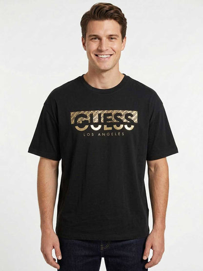 Mens Foil Printed n Embossed T-Shirt