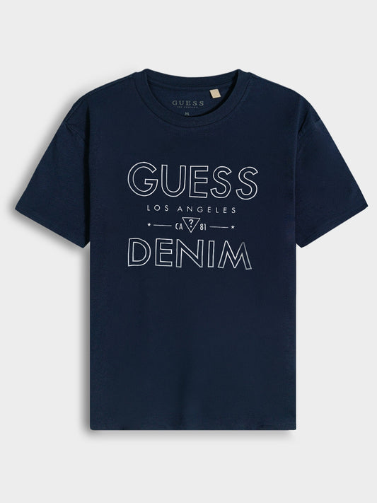 Mens Printed N Embossed T-Shirt